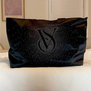 Victoria's Secret Black Sparkle Tote